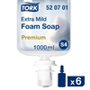 TORK 520701 Premium skumsæbe  EkstraMild - S4, uden parfume, 6 fl. pr. kasse